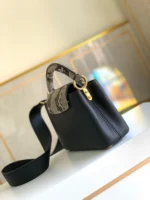LV Capucine Women's Bag, Black - Image 8